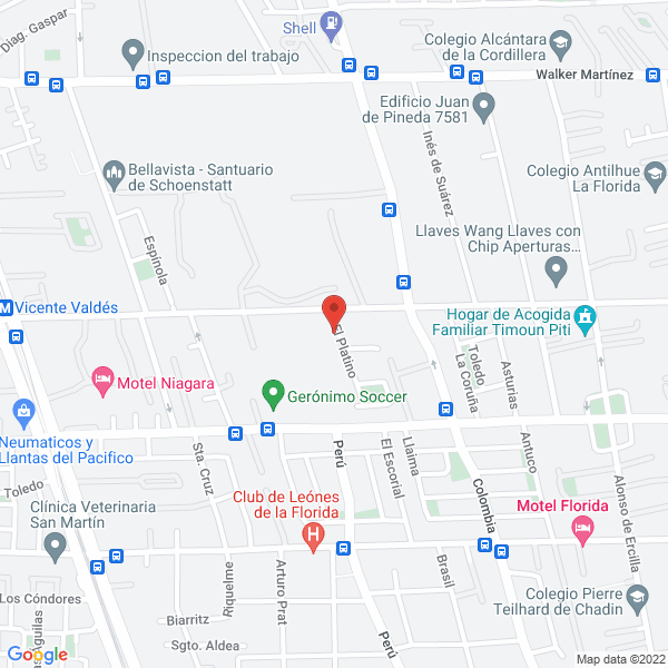 Map of Transportes Villota