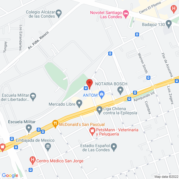 Map of Transelec S.A.