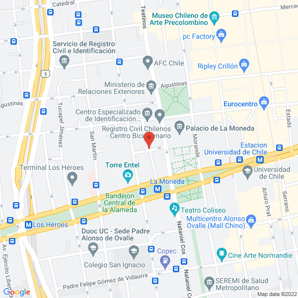 Map of Timbres Espinosa
