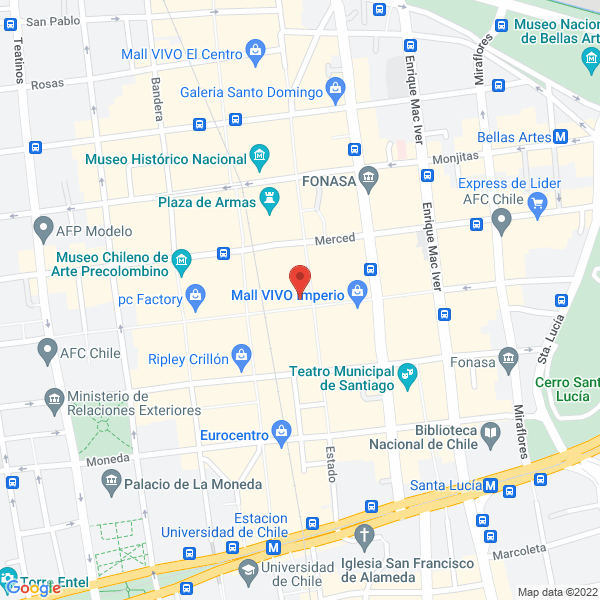 Map of Transportes Cristian Sanhueza