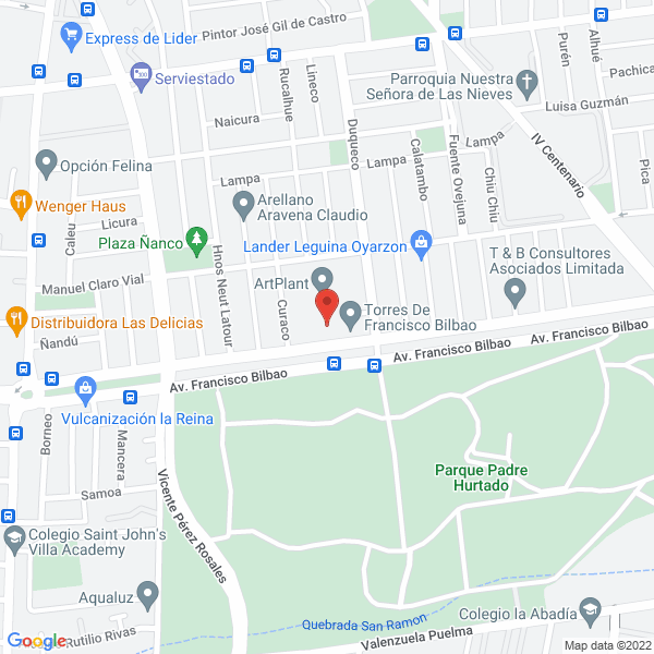 Map of Tratamientos Corporales a Domicilio Sólo Damas