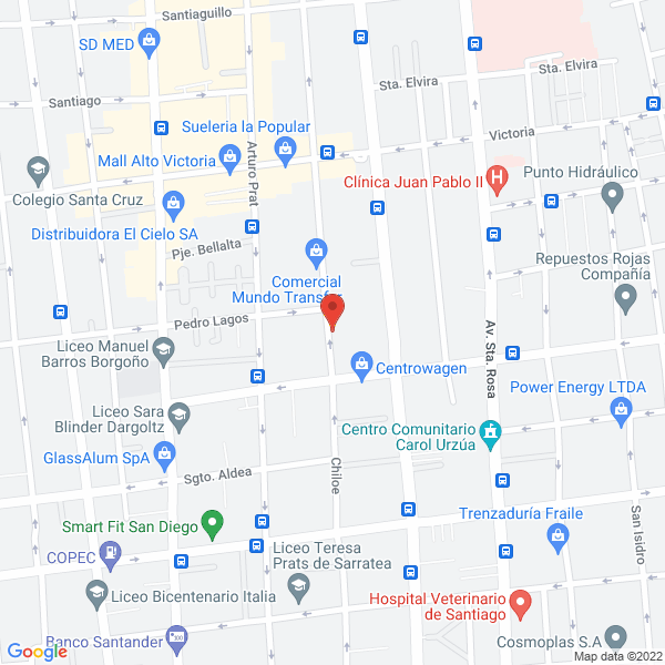 Map of Torres & Zulic Diseñadores Asociados Ltda.