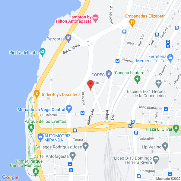 Map of Transportes Ledezma
