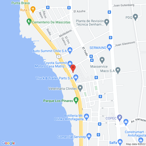 Map of Transportes Cademartori e Hijos