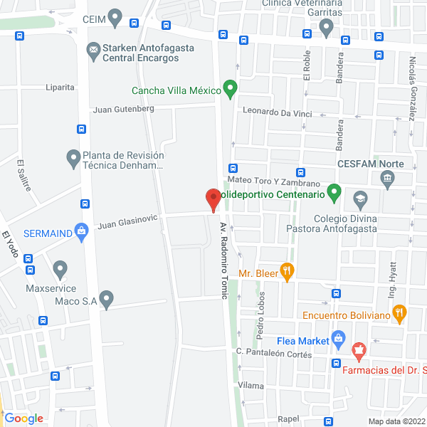 Map of Transporte de Personal Taxi Seguro