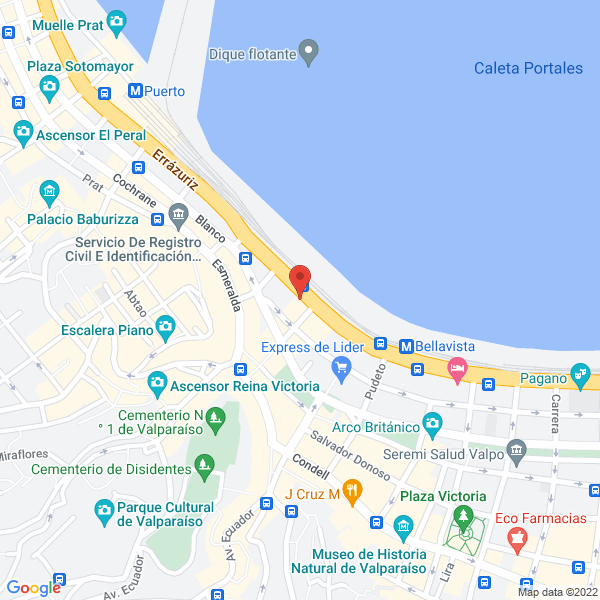Map of Valpoviña Tour Operador