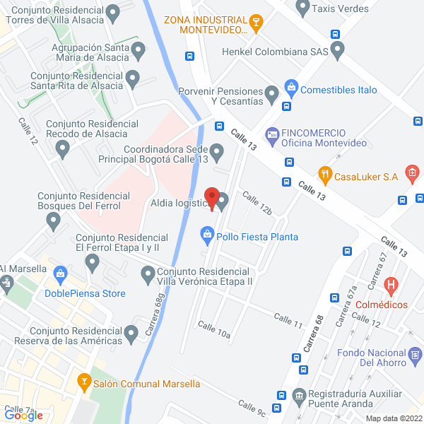 Map of Transportes Levy Ltda.