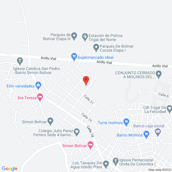 Map of Zapatillas Munch Y Grexca