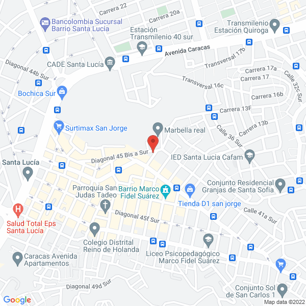 Map of Brass Pollo J A F