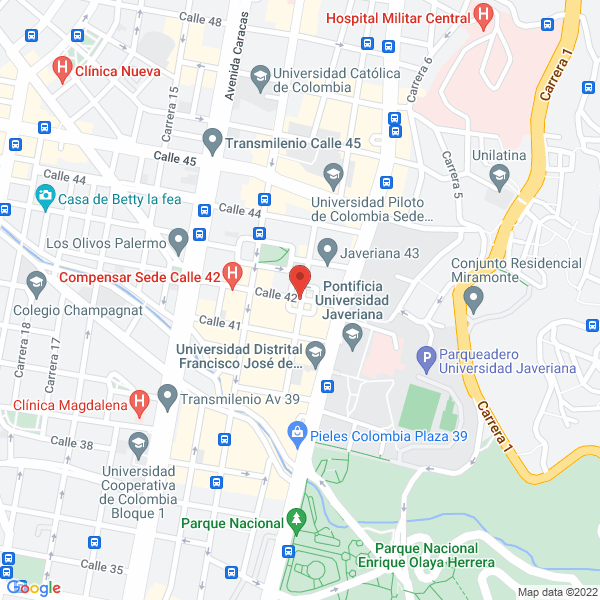 Map of Capacillos Calderon