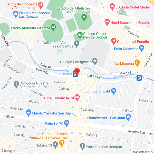 Map of Ramírez Zuleta Ricardo Emilio