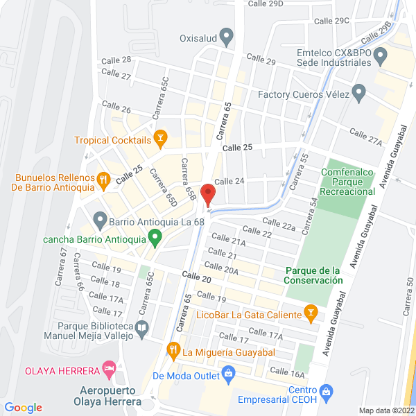 Map of Express Garage