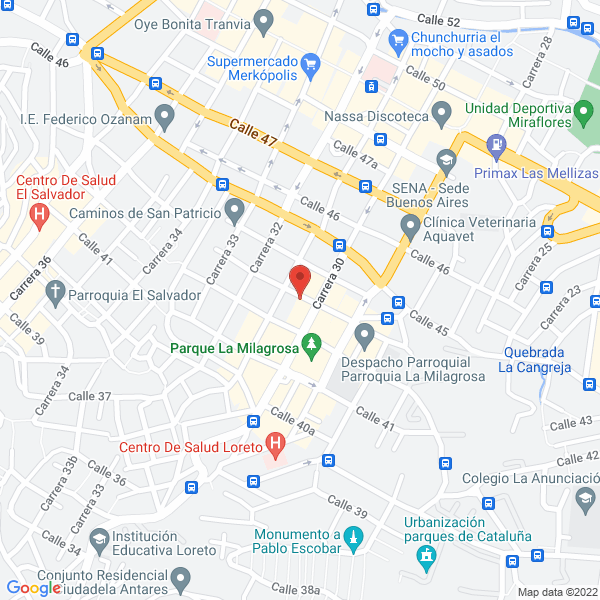 Map of Vehículos Del Camino S.A.S.