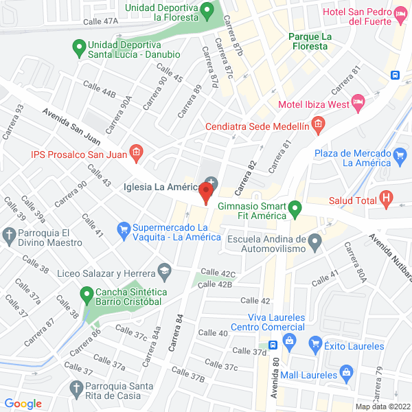 Map of Cafetería San Remo