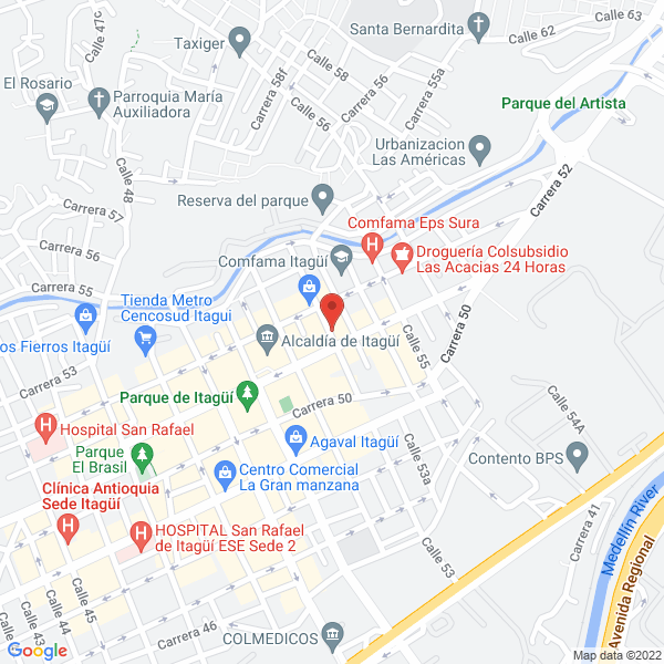 Map of Cafetería Y Helados Campo'S