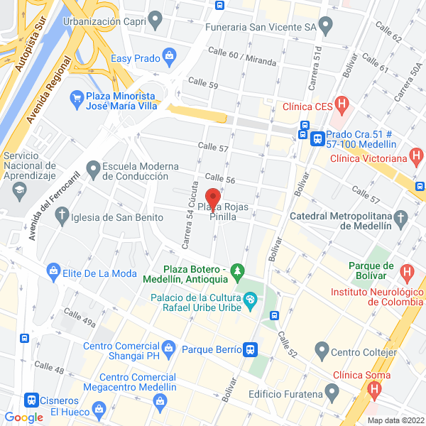 Map of Cafetería Y Restaurante 8A
