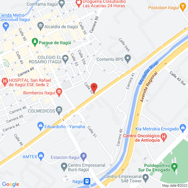 Map of Cafetería Y Restaurante J-M