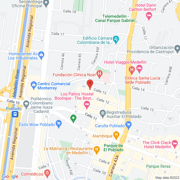 Map of Caffe Planet