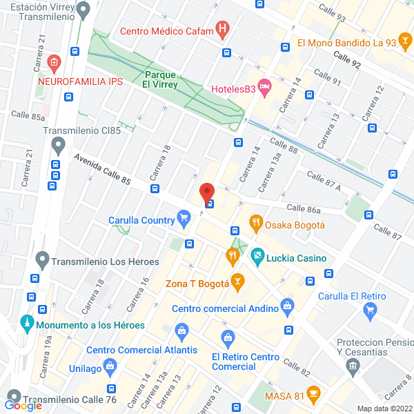 Map of Garcia Clavijo & Cia Ltda
