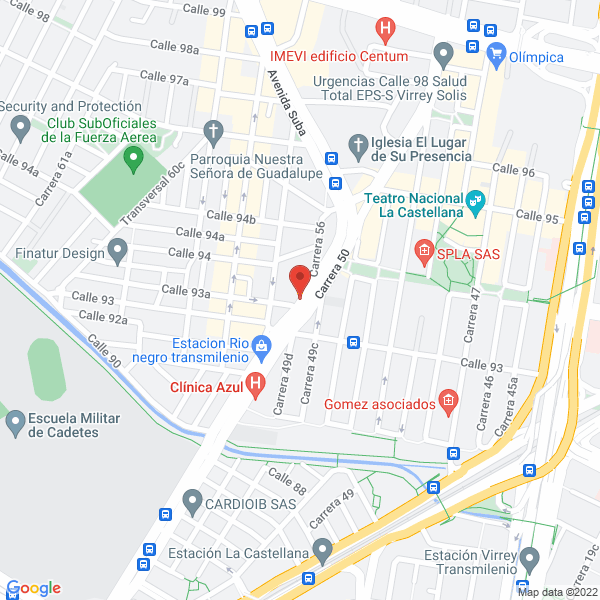 Map of L.M. Impresores E.U