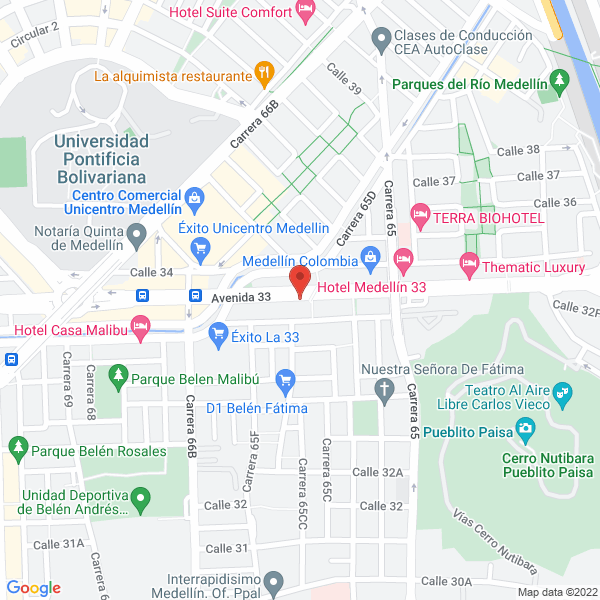 Map of La Areperia Express