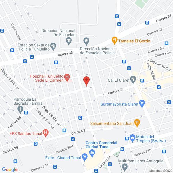 Map of La Bogotana De Cubiertas