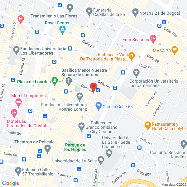Map of La Flor De La Media