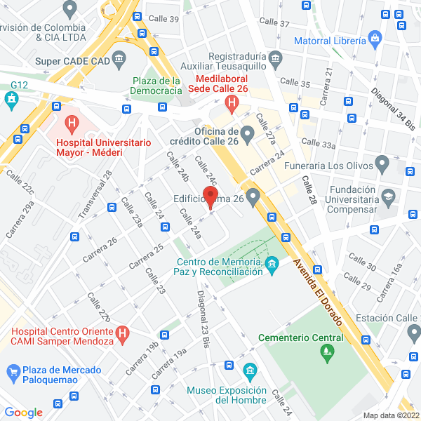 Map of La Fonda De Carlitos