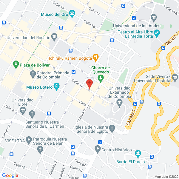 Map of La Forja Galeria Ltda.