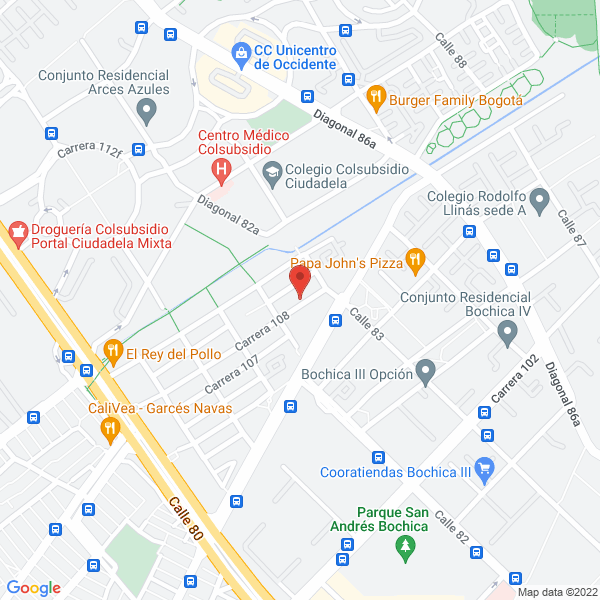 Map of La Granja Veterinaria