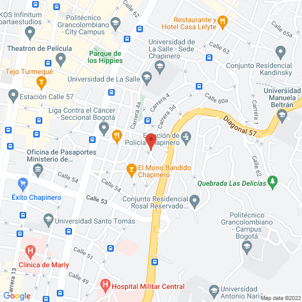Map of La Guardia Catering S.A.S.