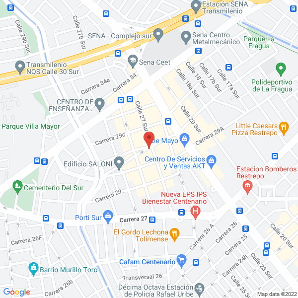 Map of La Hechicera