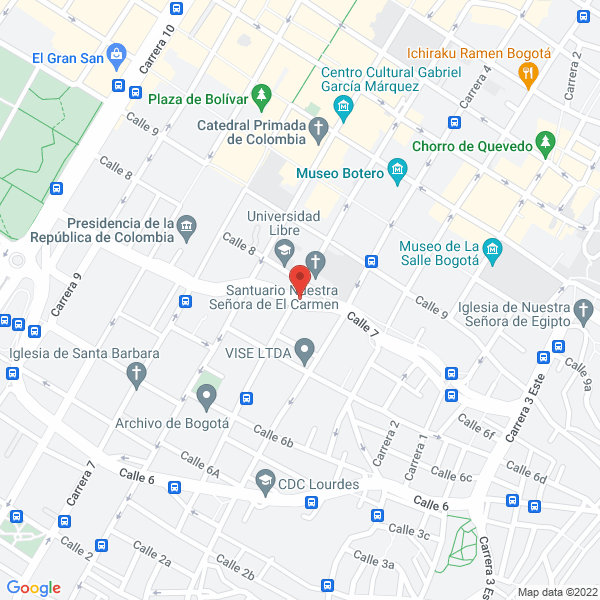 Map of La Hermita Café