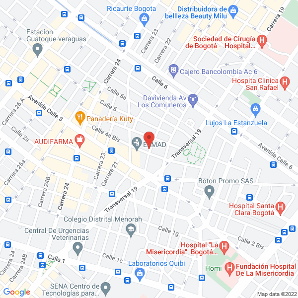 Map of La Locura Vallenata