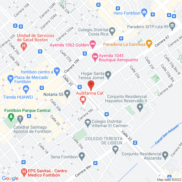 Map of La Montaña Cargo S.A.S.