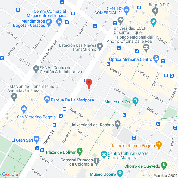 Map of Librería Popular