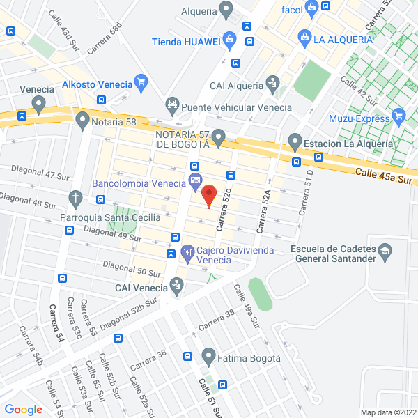Map of Librería Venecia