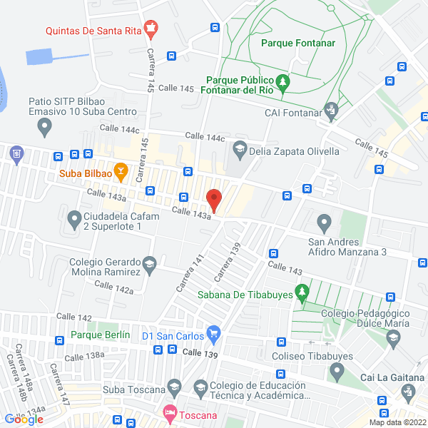 Map of Liceo Infantil P.A.C