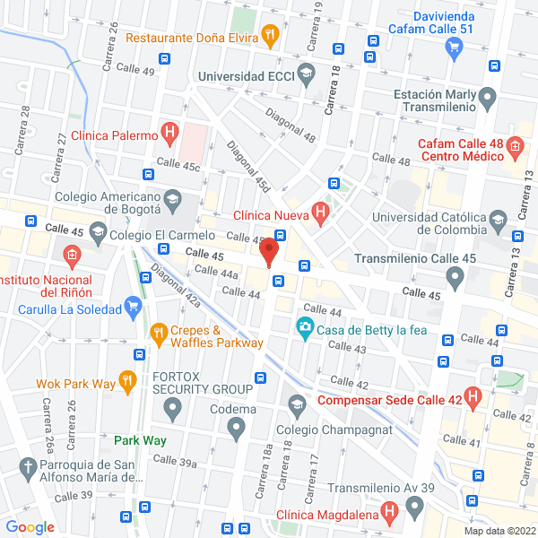 Map of Licorera M Y M