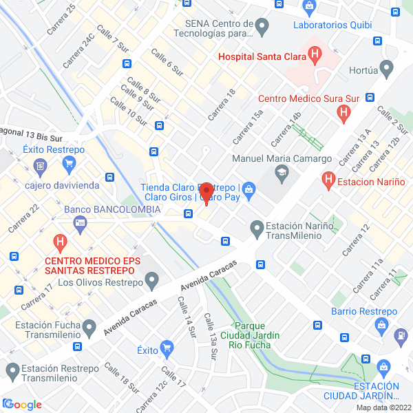 Map of Lobocueros
