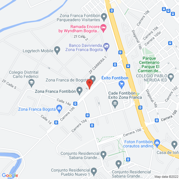 Map of Logistic Internacional Group Ltda.