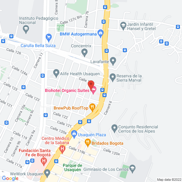 Map of Magoz Ltda