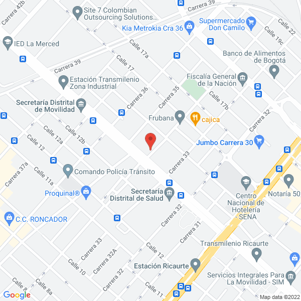 Map of Maquilados Plásticos Técnicos S.A.S.
