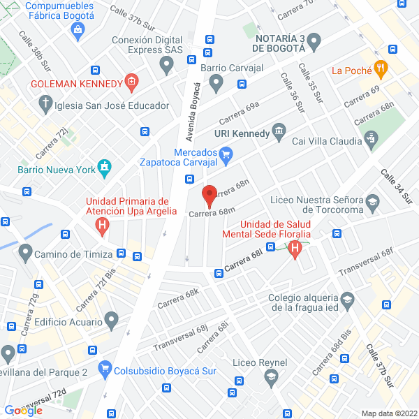 Map of Marco Representaciones Industriales S.A.S.