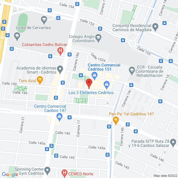 Map of María Henao Casa De Modas
