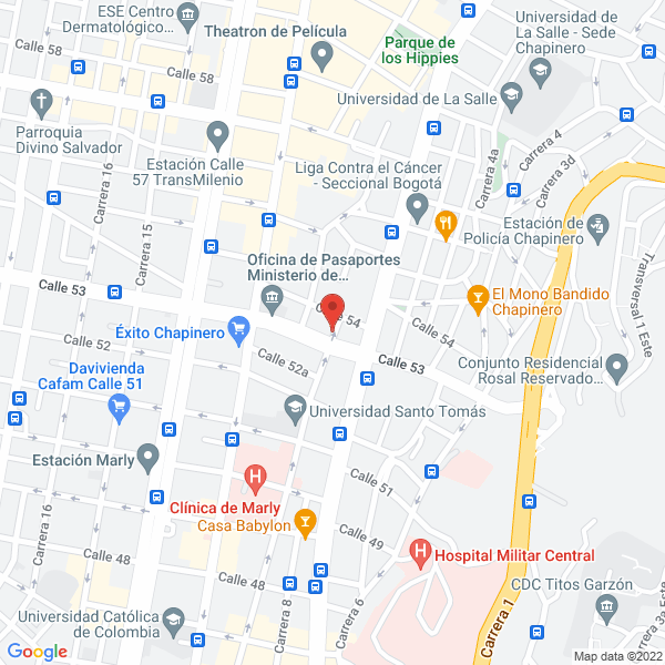 Map of Martínez López & Cía. Ltda.