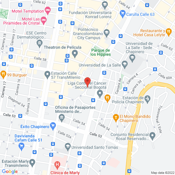 Map of Metricolor De Colombia Ltda. Metricol Ltda.