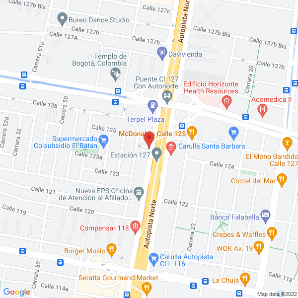 Map of Moreno Marin S. En C.