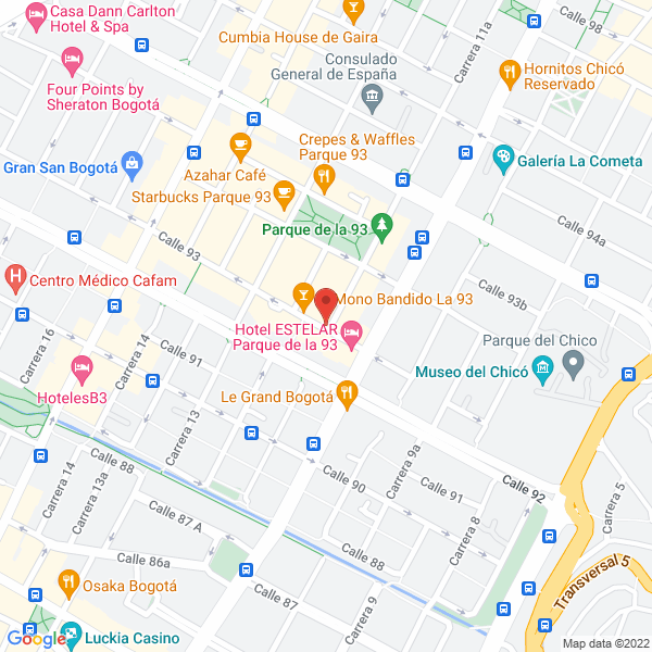 Map of Moros International S.A.S.
