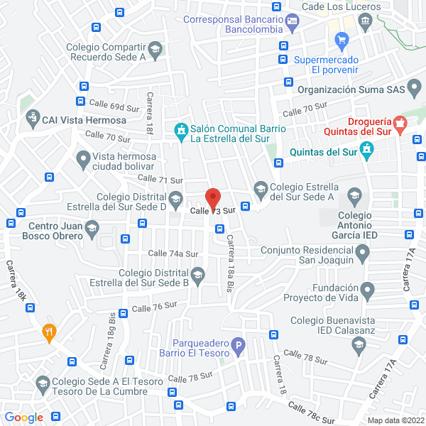 Map of Nelson Ernesto Moreno